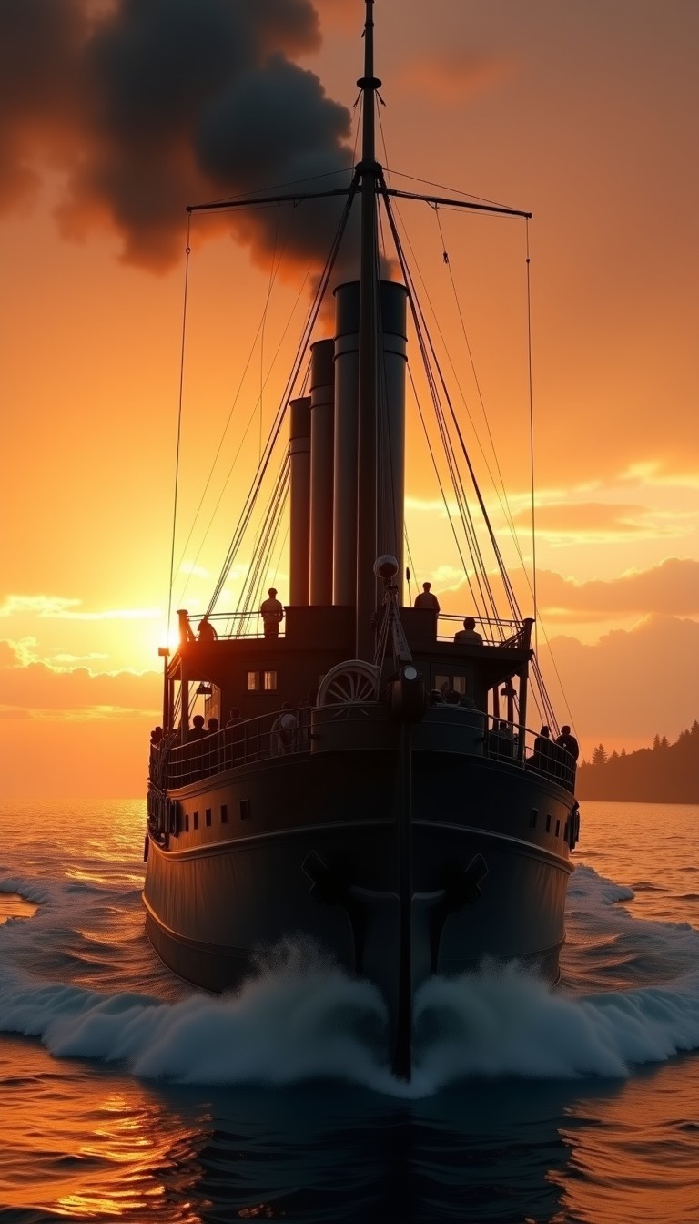 Los primeros barcos a vapor